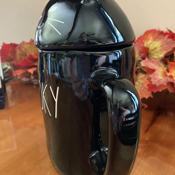 Rae Dunn Black Spooky Halloween Topper Mug - Picture 13 of 13